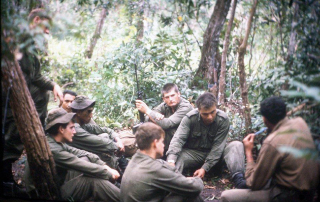 2 Platoon, V1 Coy O Group, 1967