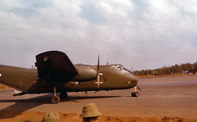 RAAF Caribou aircraft at Nui Dat, 1971