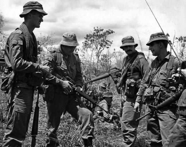 Victor 4 Company O Group during patrol, circa 1969 Victor 4 Company O Group during patrol, circa 1969