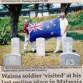 Veterans visit Don Frith's grave, 2000
