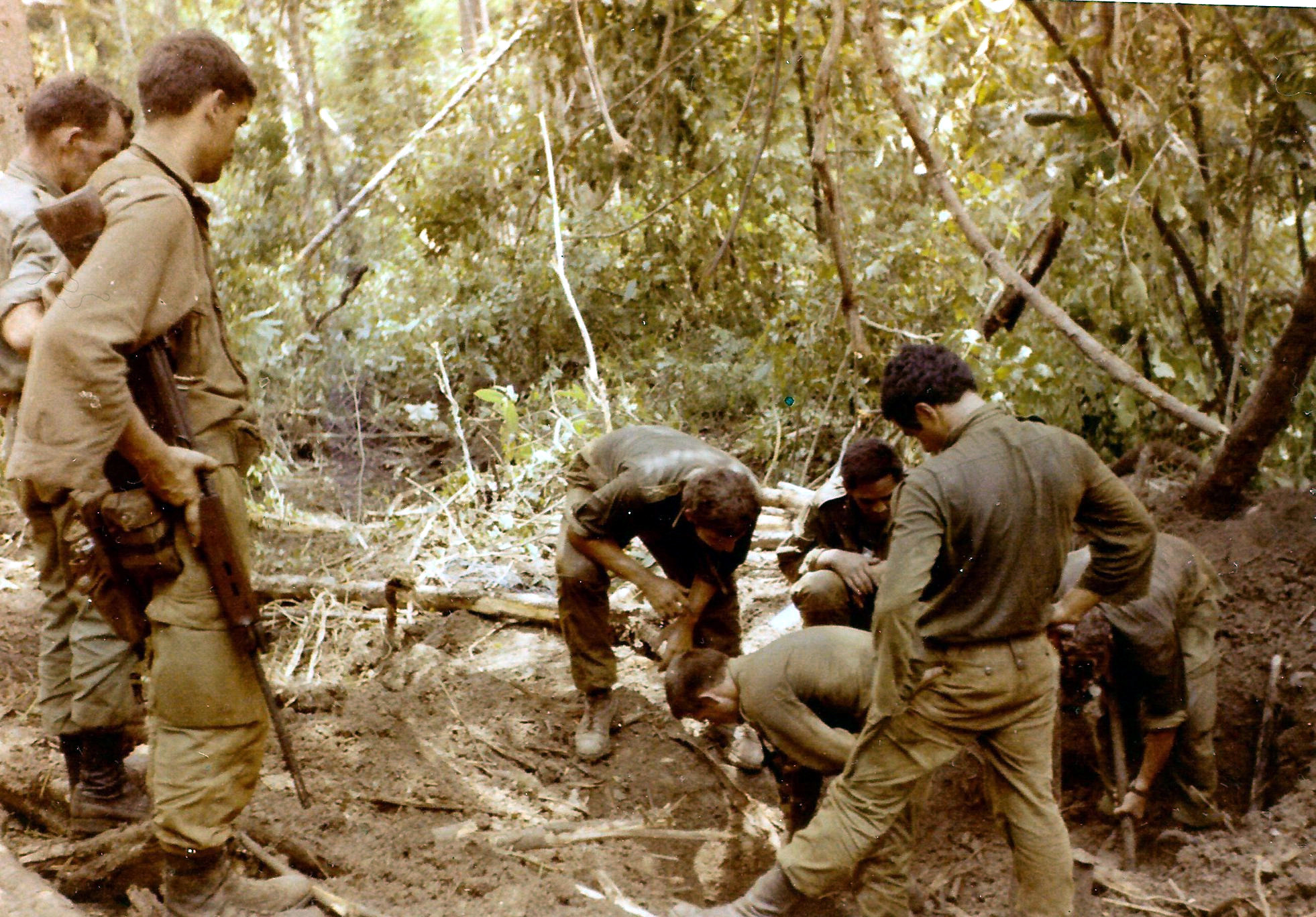 After assault on bunker system, Operation Hermit Park, 1971
