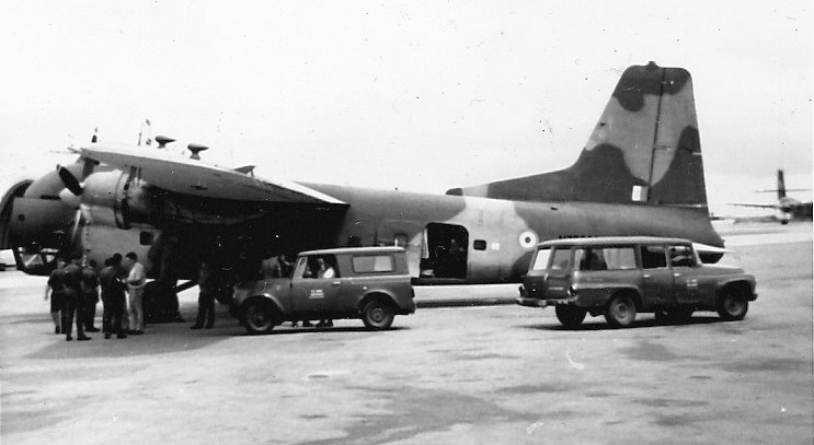 41 Squadron aircraft in Saigon, 1970