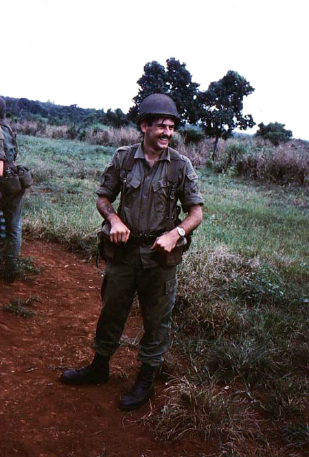 Grenade practice at Nui Dat, 1971