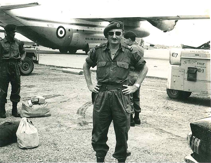 Major Harald Petersen at Bien Hoa, 13 October 1965