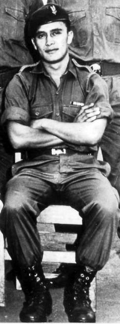 George Babbington during SAS selection, 1970