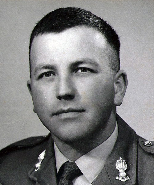 Sgt Barry Cook prior to leaving for Vietnam, 1965