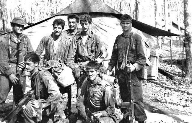 Members of Whiskey 1 Company prior to operation, circa 1967-68