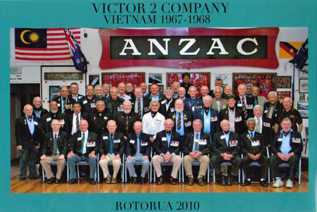 V2 Company reunion in Rotorua, 2010