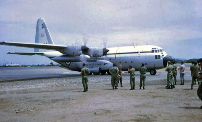 C-130 Hercules at Vung Tau airfield, circa 1969