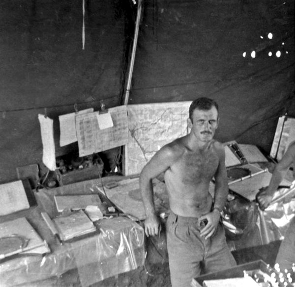 161 Battery Command Post at FSB Archer, July 1968