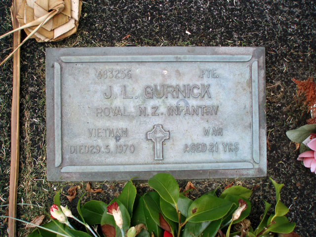 John Gurnick's grave, 2008
