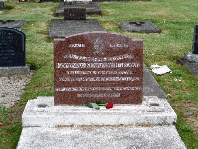 Kenneth Harding's grave, 2008