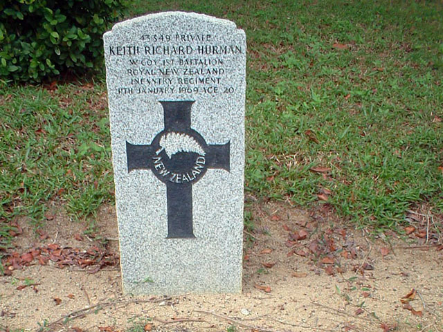 Keith Hurman's grave, 2009