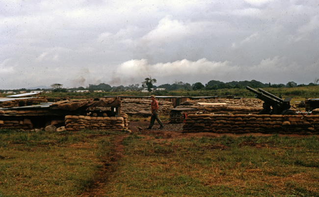 161 Battery gun emplacements at Nui Dat, circa 1966-1967