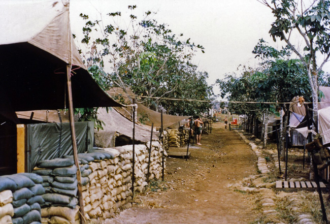 161 Battery tent lines at Nui Dat, circa 1968-1969