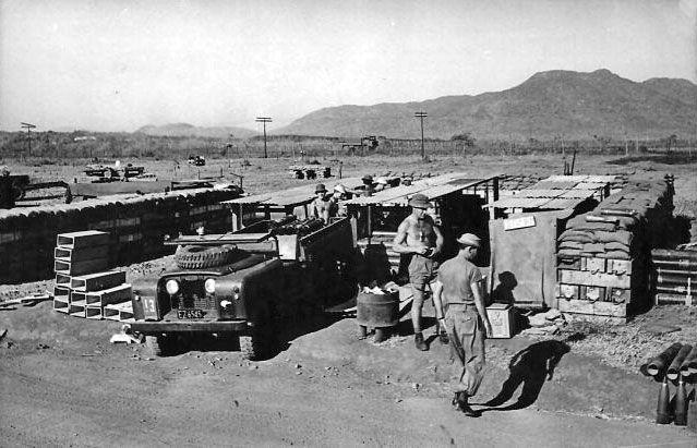 161 Battery ammunition store at Nui Dat, 1967