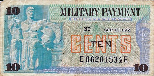 US Military Payment Certificate