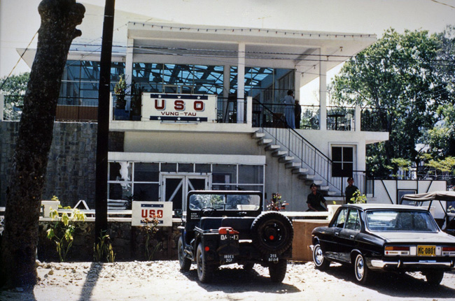 The USO building in Vung Tau, circa 1968-1969