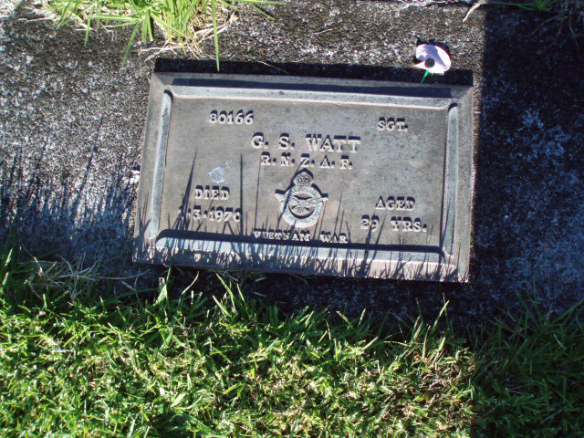 Gordon Watt's grave, 2009
