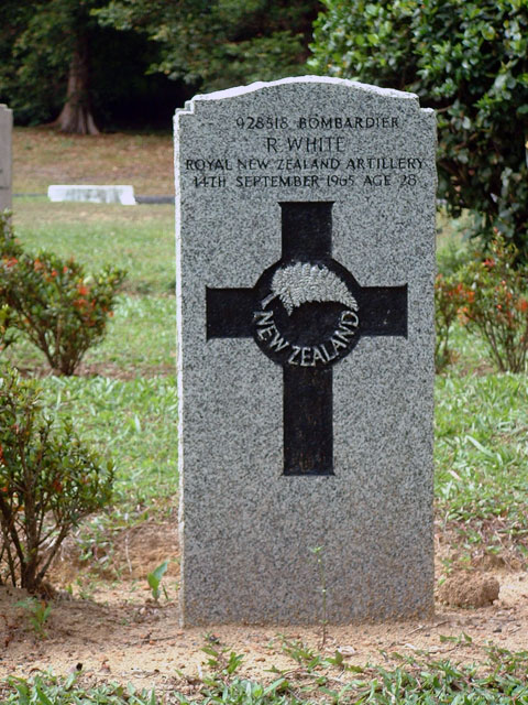 Robert White's grave, 2009