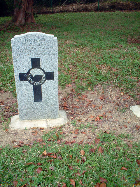 Jack Williams grave, 2009