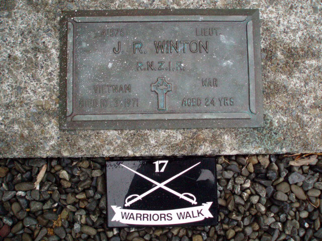 John Winton's grave, 2008