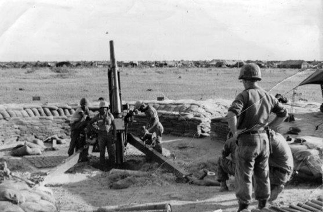 NZ artillery firing in Vietnam, circa 1966-1967