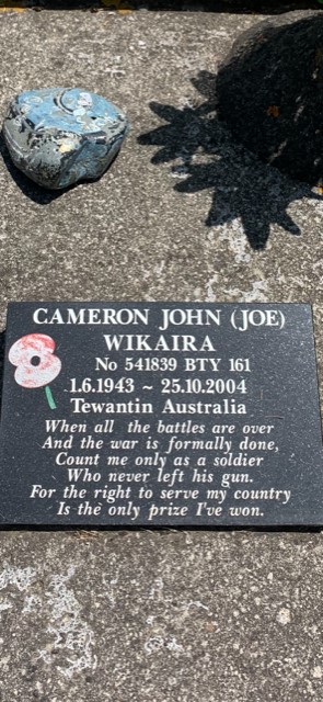Joe Wikaira's grave, Waimamaku