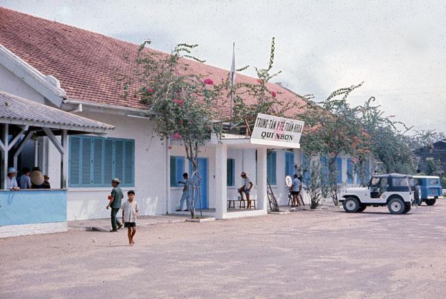 The entrance to Qui Nhon Hospital, circa 1973 The entrance to Qui Nhon Hospital, circa 1973