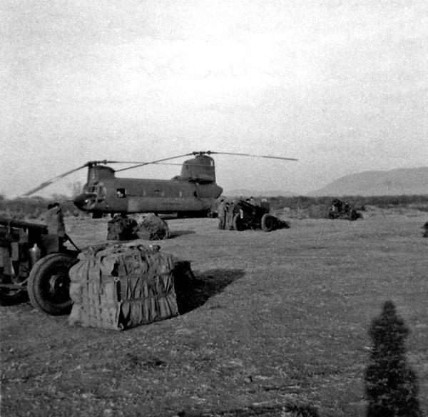Nui Dat helicopter pad, May 1968 Nui Dat helicopter pad, May 1968