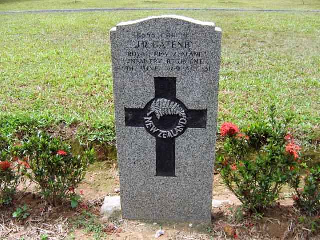 James Gatenby's grave | VietnamWar.govt.nz, New Zealand and the Vietnam War