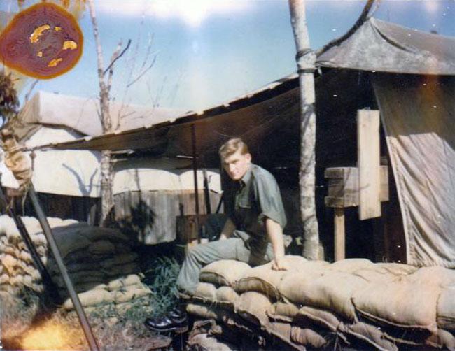 Gnr Brent Buchan at Nui Dat, circa 1968-1970 Gnr Brent Buchan at Nui Dat, circa 1968-1970