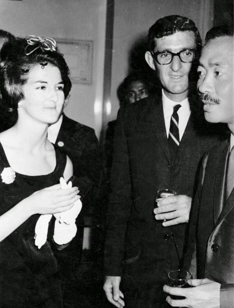 Lance Corporal Sharon Tate and Captain Bruce Murphy with South Vietnamese Premier Nguyen Cao Ky, 1967 Lance Corporal Sharon Tate and Captain Bruce Murphy with South Vietnamese Premier Nguyen Cao Ky, 1967