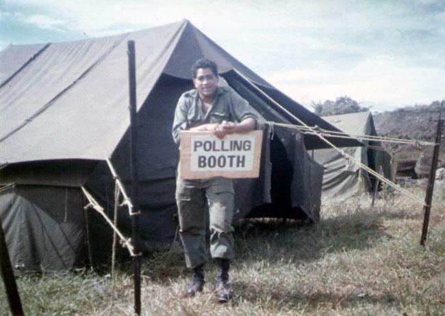 Hector Tipene in Vietnam, 1969 Hector Tipene in Vietnam, 1969