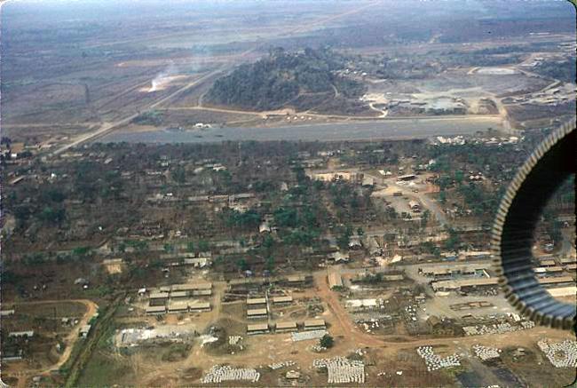 Aerial view of Nui Dat, circa 1970-1971 Aerial view of Nui Dat, circa 1970-1971