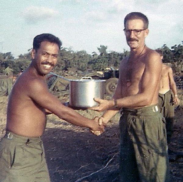 Willy Arona and Roy Huston, circa 1968 Willy Arona and Roy Huston, circa 1968