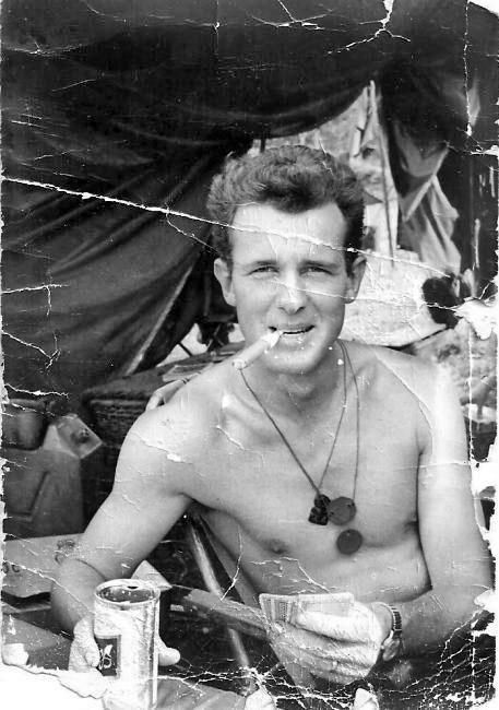 Phil Hollingsworth during Operation Ingham, November 1966 Phil Hollingsworth during Operation Ingham, November 1966