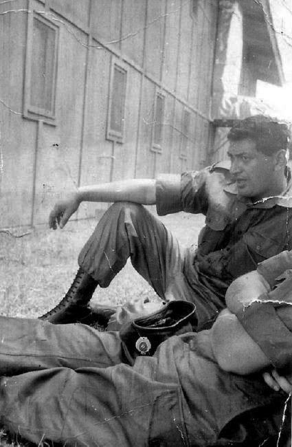 Rex Manaena waits at Tan Son Nut Air Base, circa 1969 Rex Manaena waits at Tan Son Nut Air Base, circa 1969