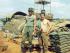 Andy Mokaraka and Mickey Ryan at Sandbag City, circa 1971