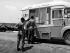 Ice cream truck at Long Binh base, circa 1969