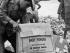 Children scavenging in rubbish dump, circa 1969