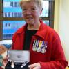 Avis Wilkes receives her medals, May 2008
