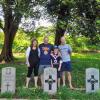 Graham family at Terendak cemetery