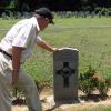 Martin Knight-Willis at Terendak Military Cemetery in Malaysia, March 2009