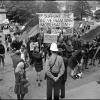 Anti-Vietnam War protest at Parliament in 1969