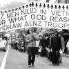 Protesters highlight New Zealand casualties in Vietnam, 1970