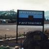 Sign alongside Luscombe airfield at Nui Dat, circa 1968-1969