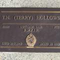 Terence Hollows grave