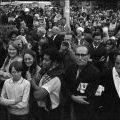 Spectators line the parade route - 161 Battery parade, 12 May 1971