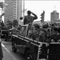 Helen Kesha welcomes troops - 161 Battery parade, 12 May 1971